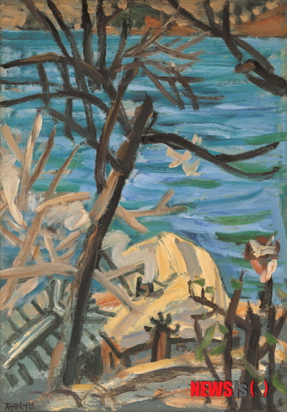 이중섭 ‘통영 앞바다’