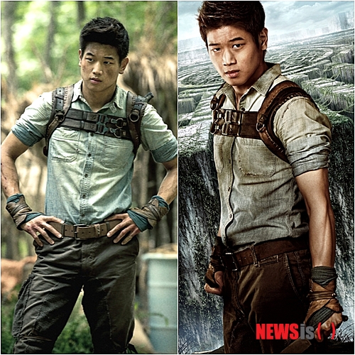 【서울=뉴시스】신동립의 ‘잡기노트’ <472>&nbsp; 영화로, 소설로 많이들 보고 읽고 있는 것이 ‘메이즈 러너’(미로를 달리는 자)다.&nbsp; 아무래도 ‘민호’에게 눈길이 갈 수밖에 없다. 비중이 큰 조연이다. 세상과 격리된 ‘글레이드’(숲속의 빈터)의 미로를 탐사하는 ‘키퍼’팀의 리더 ‘민호’를 연기한 배우는 한국계 미국인 이기홍(24)이다.&nbsp; 온라인편집부장 reap@newsis.com 