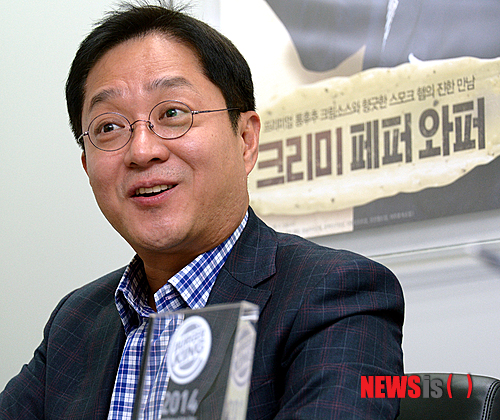 【서울=뉴시스】최한규 기자 = 서울 영등포구 여의도동 버거킹 본사에서 문영주 버거킹 코리아 대표가 본지와 인터뷰를 하고 있다. 2014.11.12&nbsp; chk@newsis.com 