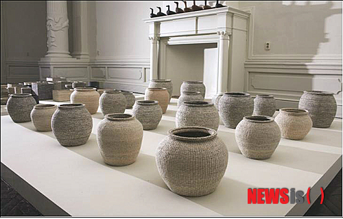 이영순 '지승장독대'(30×30㎝ 외, 한지, 순지, 2008~2014)