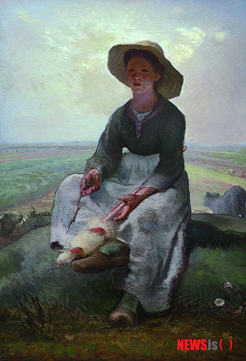 장 프랑수아 밀레 ‘양치기 소녀’(162×113㎝, 캔버스에 유화, 1870~1873년경)