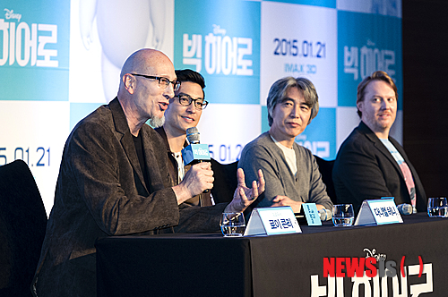 【서울=뉴시스】애니메이션 '빅히어로'(감독 돈 홀·크리스 윌리엄스)의 김상진 캐릭터 디자인 수퍼바이저.