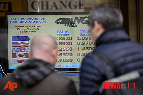 까르띠에까지 흔든 프랑 강세…스위스 수출기업 '비상'