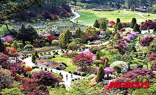  가평 아침고요수목원 18일부터 봄꽃축제 열려.