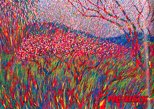 【서울=뉴시스】이대원, 농원, 1987, 캔버스에 유채, 110x160cm (사진=서울미술관) photo@newsis.com 