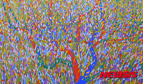 【서울=뉴시스】이대원, 농원, 1997, 캔버스에 유채(사진=서울미술관) photo@newsis.com