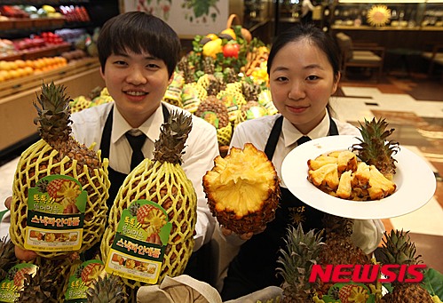 【서울=뉴시스】뜯어먹는 스낵파인애플. (사진=뉴시스DB) photo@newsis.com