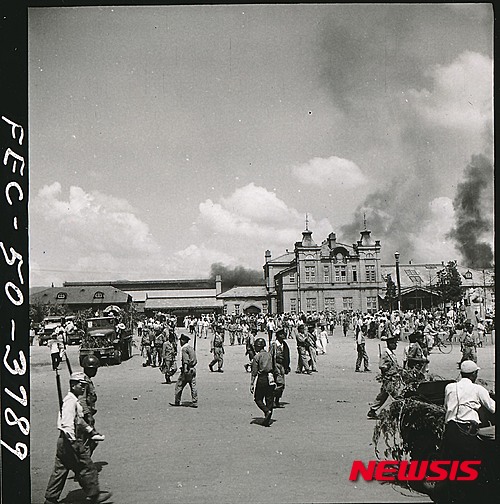 【서울=뉴시스】 대전역 전경(1950. 7. 6). 2015.06.24. (사진=국가기록원 제공) photo@newsis.com
