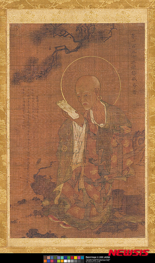 오백나한도(五百羅漢圖), 조선, 1562년, LA County Museum of Art(사진=국립고궁박물관 