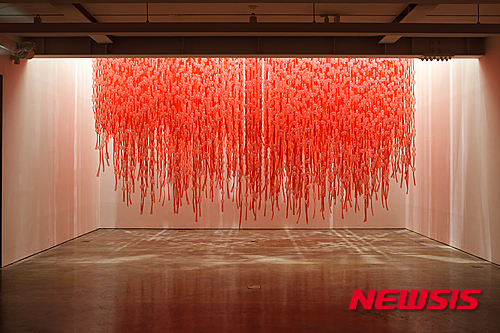 송은 아트큐브 그룹전 전시장 전경(사진=송은문화재단)