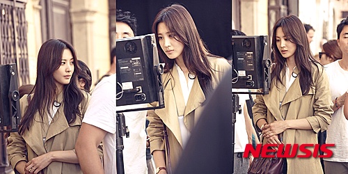 수현, 배수정 데뷔곡 '사랑할거예요' 뮤비(사진=에코글로벌그룹)