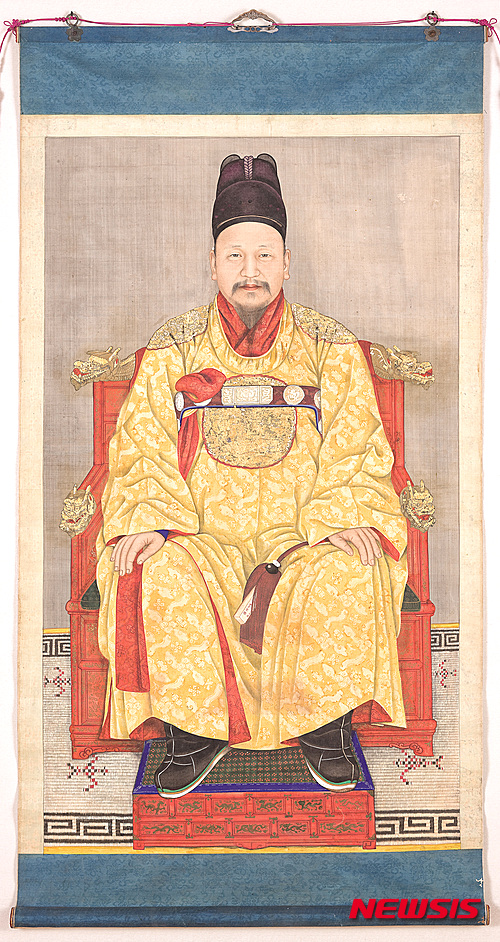 대한제국전 '고종황제' 초상화(사진=국립중앙박물관)