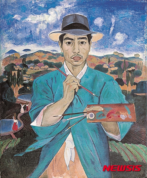 이쾌대_두루마기 입은 자화상_1940년대 후반_캔버스에 유채_72x60cm_개인소장(사진=국립현대미술관)