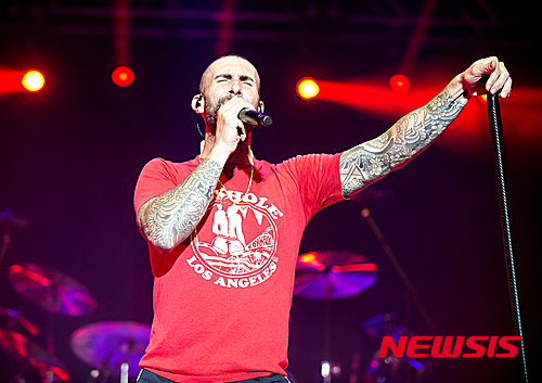 애덤 리바인, 미국 팝밴드 '마룬5' 보컬(사진=라이브 네이션 코리아)