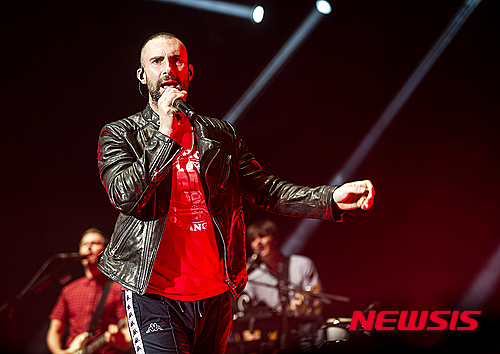 애덤 리바인, 미국 팝밴드 '마룬5' 보컬(사진=라이브 네이션 코리아)