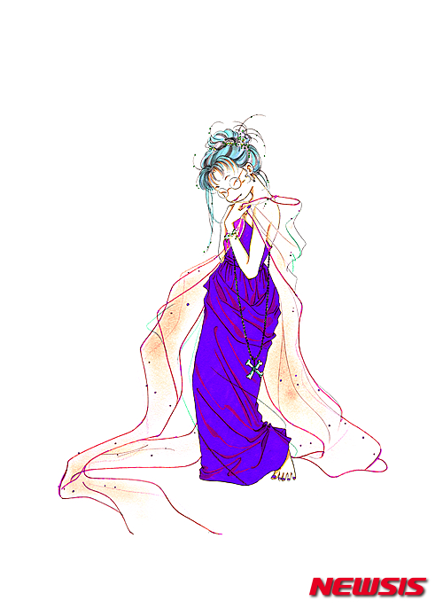 이은혜 만화가가 직접 그린 캐리커처(사진=네이버)