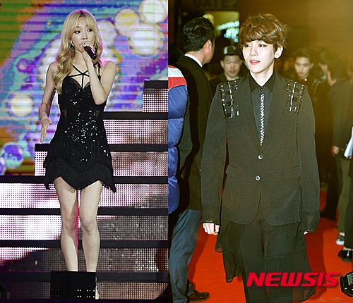태연·백현(사진=뉴시스DB)