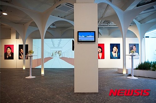 【서울=뉴시스】 박현주 기자=이경민 포레 청담 본점 1층에 자리한 '아트 인 포레'.