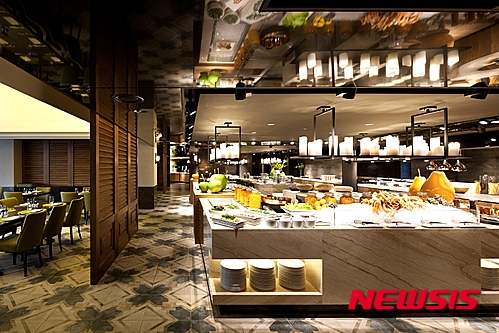 【서울=뉴시스】켄싱턴 제주 호텔 월드 퀴진 뷔페 ‘라올레’ 전경. (사진=켄싱턴 제주 호텔 제공)