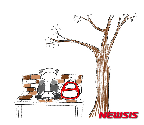 다음 웹툰 '학교를 떠나다' 버선버섯 작가 그림(사진=버선버섯)