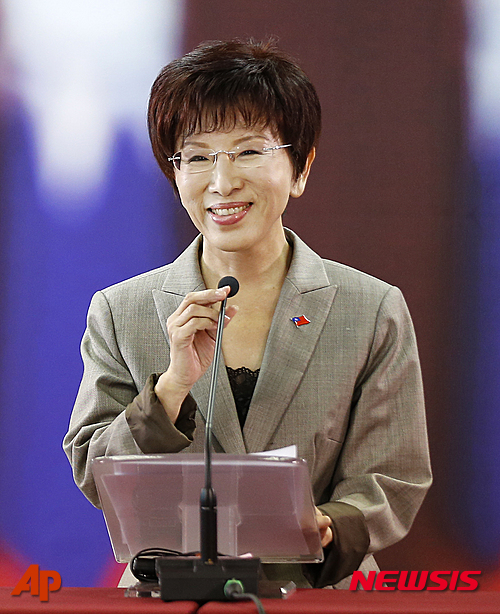 【AP/뉴시스】 국민당 전 주석 훙슈주.