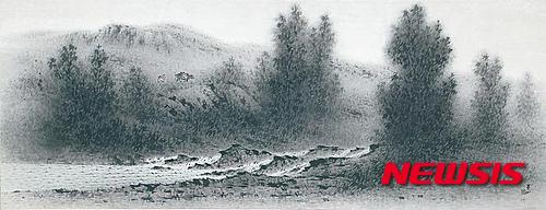 【서울=뉴시스】이상범 '사계' (64.5×100.5㎝, 4ea, 종이에 수묵채색, 1966) 2억9000만원, 서울옥션 2007년 9월15일