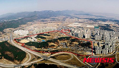 【대전=뉴시스】조명휘 기자 = 대전 서구는 최근 관저4지구 도시개발사업이 부분 준공됐다고 15일 밝혔다. 사진은 현장 위치도. 2015.11.15. (사진= 대전 서구청 제공)&nbsp;&nbsp; joemedia@newsis.com