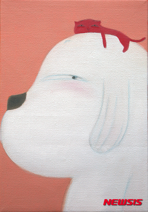 【서울=뉴시스】'나에게 넌' 24×19㎝, 캔버스에 유채, 2015