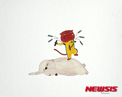 【서울=뉴시스】'져주는 것이 이기는 거라고 누가 그랬나요. 지는 건 지는 거에요. 오늘도 내가 이겼네요'