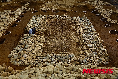 【서울=뉴시스】금관총 목곽부 