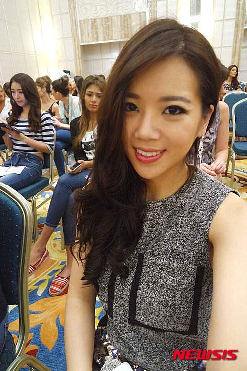 【서울=뉴시스】신효령 기자 = 미스월드코리아 정은주(22·서울대)가 2015 미스월드 선발대회 준비에 여념이 없다.&nbsp; snow@newsis.com 