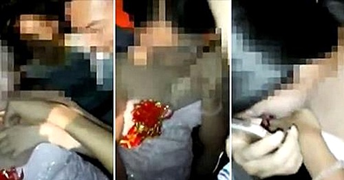 【서울=뉴시스】26일(현지시간) 데일리메일은 중국 내 결혼식에서 남성 하객들이 '땅콩 찾기' 게임을 하던 중 신부들러리의 몸을 만지며 성추행 했다고 인민일보를 인용해 보도했다. 사건이 발생한 지역은 확실치 않으나, 중국 하이난인 것으로 알려졌다. 