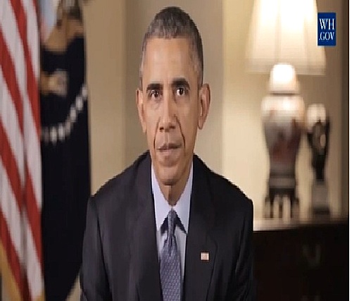 【서울=뉴시스】버락 오바마 미국 대통령은 5일(현지시간) 비행기 탑승이 금지된 사람의 총기 구입을 허용하는 것은 '미친 짓(insane)'이라고 강하게 비판했다. 또 샌버나디노 총기난사 사건과 관련해선, '테러 행위(act of terror)'라고 지적했다. (사진출처:USA투데이) 2015.12.06