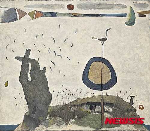 【서울=뉴시스】미완성으로 남은 권옥연, 무제. 