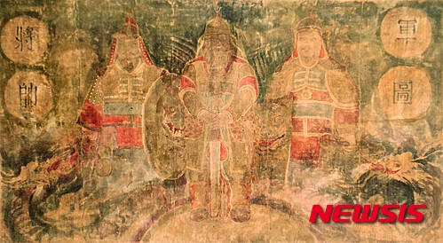 【서울=뉴시스】장수 군도 (왼쪽부터 심덕부, 이성계, 이지란)