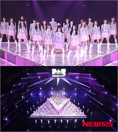 【서울=뉴시스】엠넷의 '프로듀스101'