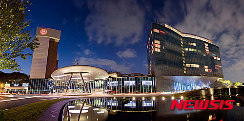 【서울=뉴시스】서울 광장동 쉐라톤 그랜드 워커힐 야경,