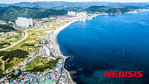 울산 북구 강동해안 전경
