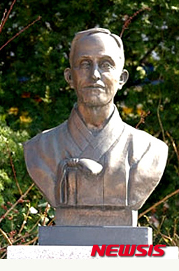 【강릉=뉴시스】안경록(安慶祿) 목사 흉상. 2016.03.01. (사진=한국컴퓨터선교회 제공)&nbsp; photo@newsis.com