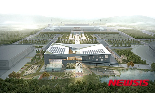  【충주=뉴시스】강신욱 기자 = 충북 충주시는 2018년 달천동 충주종합스포츠타운 내에 건립하는 '충주시 장애인형 국민체육센터' 건축설계용역 설계공모 심사 결과 신성종합건축사사무소가 응모한 작품을 당선작으로 선정했다고 4일 밝혔다. 2016.03.04. (사진=충주시 제공)&nbsp;&nbsp; photo@newsis.com&nbsp; 