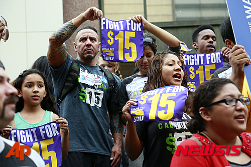 美뉴저지주도 최저시급 15달러로 인상 