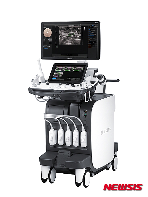 【서울=뉴시스】<삼성전자, 초음파 진단기기 RS80A>