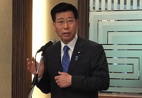 【서울=뉴시스】 아베 총리의 측근인 에토 세이이치(衛藤晟一) 총리 보좌관(사진출처: 페이스북) 2016.04.21 