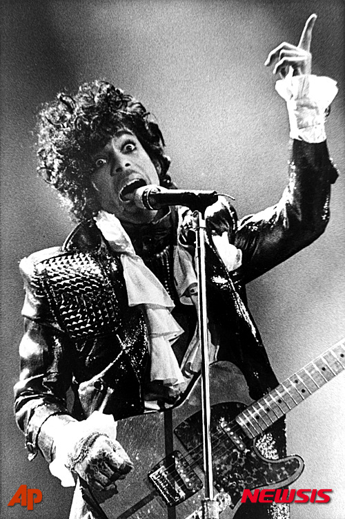 【서울=뉴시스】프린스, 미국 팝의 전설