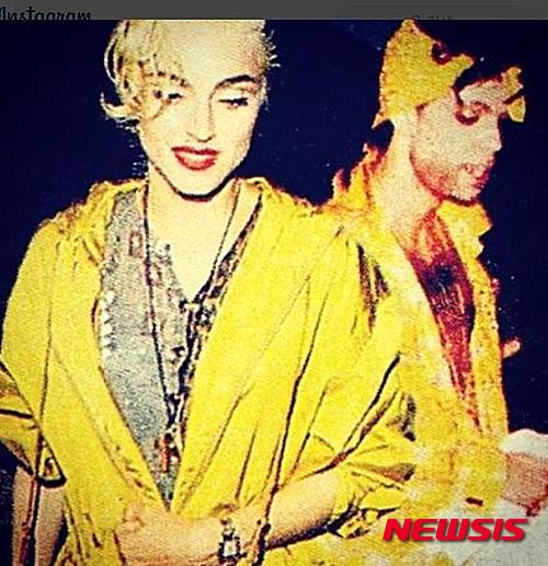 【서울=뉴시스】마돈나·프린스 