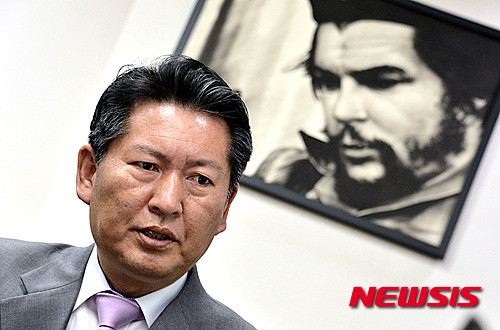 【서울=뉴시스】홍찬선 기자 = 더불어민주당 정청래 의원. 2016.04.26. mania@newsis.com