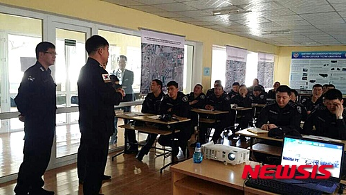 한국 경찰, 국제 행사 앞둔 몽골 경찰에 치안교육 지원