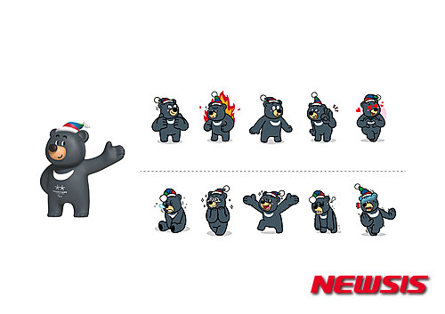 【서울=뉴시스】2018 평창동계올림픽과 패럴림픽의 공식 마스코트가 각각 백호 '수호랑(Soohorang)'과 반달가슴곰 '반다비(Bandabi)'로 정해졌다. 조직위원회는 2일 "전 세계인과 평창 간 소통 매개체 역할을 할 공식 마스코트로 '백호'와 '반달가슴곰'을 각각 선정해 국제올림픽위원회(IOC)와 국제패럴림픽위원회(IPC)에 보고, 최종 승인을 받았다"고 밝혔다. 그림은 평창패럴림픽의 마스코트 '반다비'. (사진 = 평창동계올림픽 조직위원회)