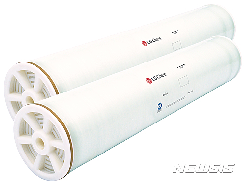 【서울=뉴시스】 LG화학 수처리 RO필터.