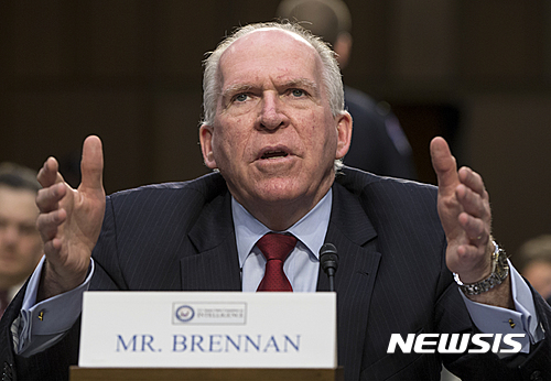 [워싱턴=AP/뉴시스] 존 브레넌 전 미국 중앙정보국(CIA) 국장 2016.06.30